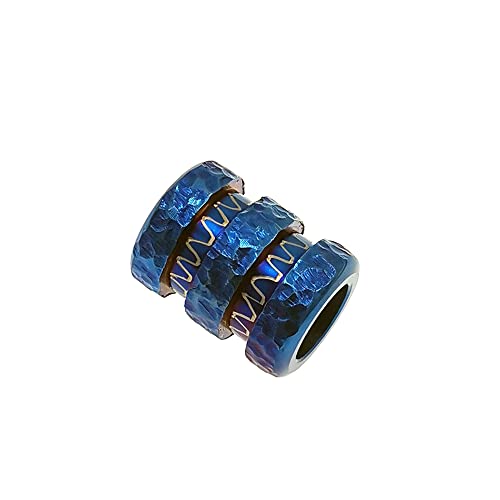 Handgeschnitzte Titan-Paracord-Perlen, EDC Werkzeuge, Messer, Taschenlampe, Schlüsselband, Kordel, Metall-Charms, Zubehör, 1 Stück Handgeschnitzte Titan-Paracord-Perlen, EDC Werkzeuge, Messer, Taschenlampe, Schlüsselband, Kordel, Metall-Charms, Zubehör, 1 Stück von KMOATIM