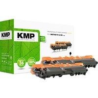 KMP B-T48D  schwarz Toner kompatibel zu brother TN241BK, 2er-Set von KMP