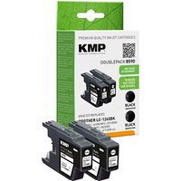 KMP B59D schwarz Druckerpatronen kompatibel zu brother LC1240BKBP2DR, 2er-Set KMP B59D schwarz Druckerpatronen kompatibel zu brother LC1240BKBP2DR, 2er-Set von KMP