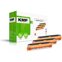 KMP B-T125X  cyan, magenta, gelb Toner kompatibel zu brother TN-247C/M/Y, 3er-Set von KMP