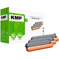 KMP B-T99V  cyan, magenta, gelb Toner kompatibel zu brother TN-421C/M/Y, 3er-Set von KMP