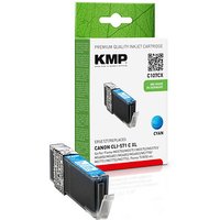 KMP C107CX  cyan Druckerpatrone kompatibel zu Canon CLI-571 XL C von KMP