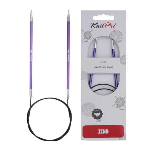 KnitPro International Rundstricknadel ZING 3,75 mm amethyst 150 cm von KnitPro