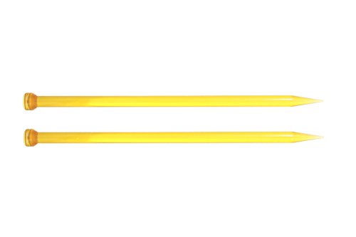 KnitPro Trendz Multi farbige Kinder, die Stricknadeln Länge 15 cm, Gelb, 6 mm von KnitPro