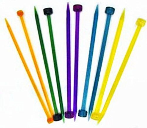 KnitPro Trendz Multi farbige Kinder, die Stricknadeln Länge 15 cm, Orange, 4.0mm von KnitPro