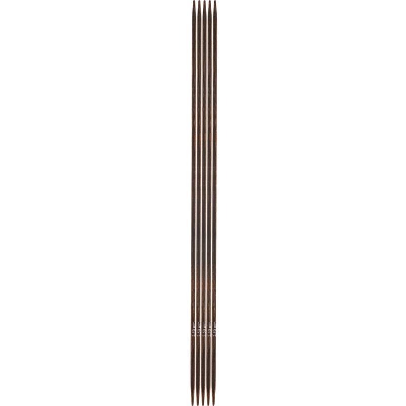 KnitPro Nadelspiel 20cm Birkenholz 2,5 von Rico Design