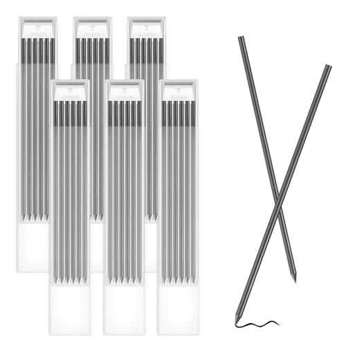 KNJOMZIE 36 Stück Bleistiftminen 2,8 mm für Zimmermannsbleistift – Tieflochmarker Ersatzminen HB, Solide Graphitminen für Holzarbeiten, Bau, Skizzen Marker kompatibel KNJOMZIE 36 Stück Bleistiftminen 2,8 mm für Zimmermannsbleistift – Tieflochmarker Ersatzminen HB, Solide Graphitminen für Holzarbeiten, Bau, Skizzen Marker kompatibel von KNJOMZIE