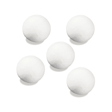 5 x KNORR prandell Wattekugel - Ø 25 mm weiß 25 Stück. von KNORR prandell
