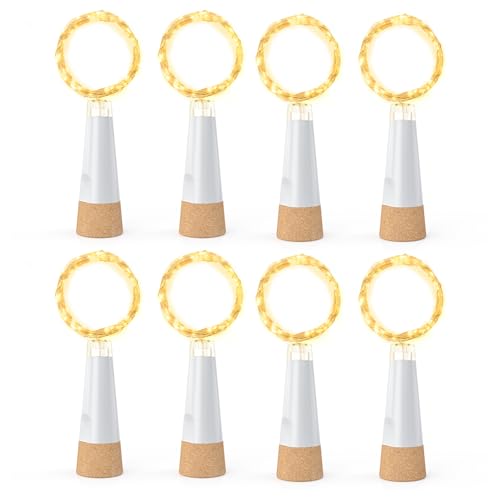 Flaschenlichter mit Korken, USB wiederaufladbares Weinflaschenlicht, batteriebetriebene Gläser, Lichterkette, 2025 verbesserte Lichterkette für Weihnachtsdekorationen Flaschenlichter mit Korken, USB wiederaufladbares Weinflaschenlicht, batteriebetriebene Gläser, Lichterkette, 2025 verbesserte Lichterkette für Weihnachtsdekorationen von KOBWA