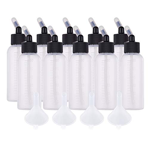 KOCAN Airbrush-Flasche,10 Stück 65 ml Airbrush-Farbflaschengläser Dual Action Siphon Feed Air Brush Airbrush-Zubehör mit 4 Stück Trichterskalen-Gummikappen Kompatibel mit Iwata Badger Paasche Master KOCAN Airbrush-Flasche,10 Stück 65 ml Airbrush-Farbflaschengläser Dual Action Siphon Feed Air Brush Airbrush-Zubehör mit 4 Stück Trichterskalen-Gummikappen Kompatibel mit Iwata Badger Paasche Master von KOCAN