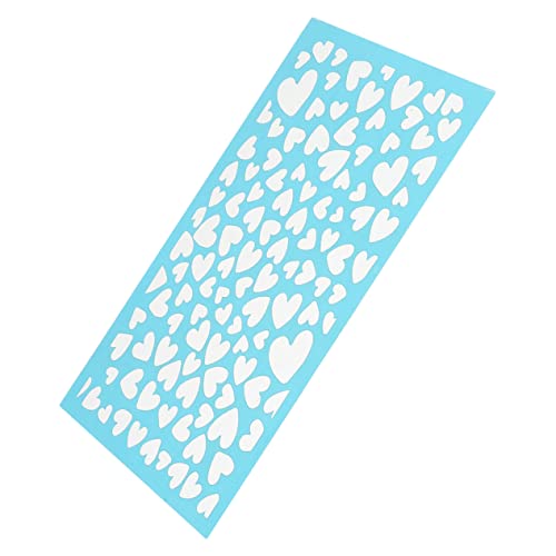 KOCKSHION 1 Blatt Bastel mit Seidenbildschirm Schablonen für Polymer Herzmuster Wiederverwendbare DIY Schablonen für Schmuckdekoration und Kreative Bastelprojekte KOCKSHION 1 Blatt Bastel mit Seidenbildschirm Schablonen für Polymer Herzmuster Wiederverwendbare DIY Schablonen für Schmuckdekoration und Kreative Bastelprojekte von KOCKSHION