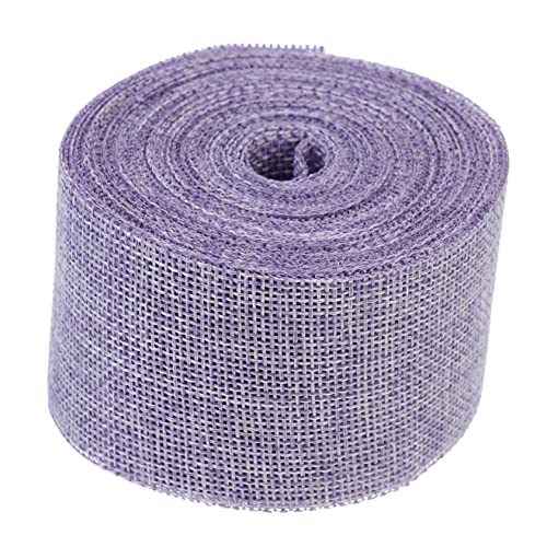KOCKSHION 1 Rolle Dekorative Schleifenrolle Leinenstoff Hochzeiten Partys Bastelarbeiten und Geschenkanhänger für Blumensträuße und Diy Projekte von KOCKSHION