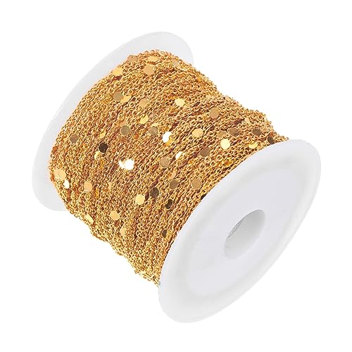 KOCKSHION 1 Rolle Diy Kette für Schmuckherstellung Handgemachte Gliederkette für und Armbänder und Verarbeitung von KOCKSHION