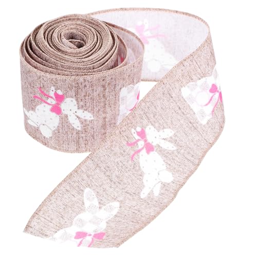 KOCKSHION 1 Rolle Geschenkverpackungsbänder Band zum Basteln Schleife Herstellung für bunt geschenkband ostern ostergeschenk verpackung zartes Osterband Ostermittelstücke Band Eisendraht von KOCKSHION