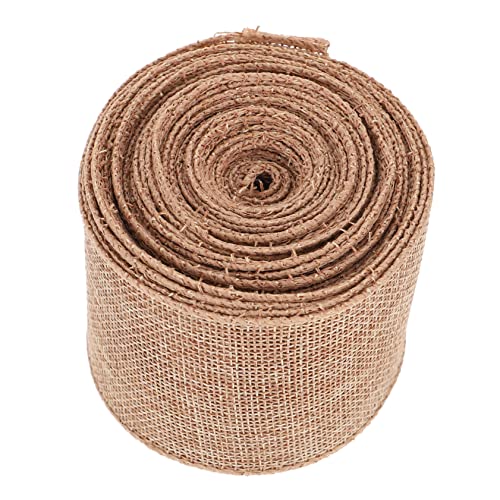 KOCKSHION 1 Rolle Jute Band Imitation Rope Band für DIY Handwerke Hochzeits und Festdekoration Langlebig und Vielseitig Einsetzbar Yards pro Rolle für Schleifen und Bastelprojekte von KOCKSHION