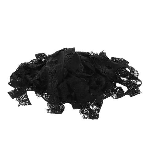 KOCKSHION 1 Rolle Schwarzes Gehäkeltes Spitzenband mit Blumenmuster für Nähprojekte Diy Kleidung Dekoration und Bastelarbeiten Langlebig und Anpassungsfähig von KOCKSHION