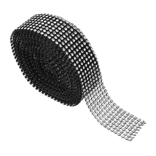 KOCKSHION 1 Rolle Selbstklebendes Strassband Kunststoff Reihiger Glitzer Ribbon für DIY Bastelarbeiten Hochzeitsdekoration und Kreative Projekte Zuschneidbar und Vielseitig Einsetzbar von KOCKSHION