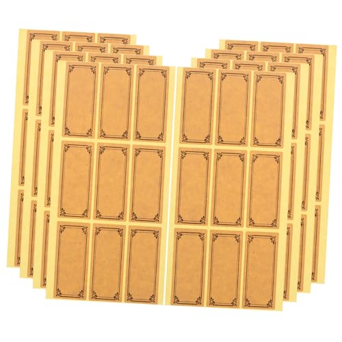 KOCKSHION 1 Satz Etikett Aus Kraftpapier Etiketten Für Gläser Aufkleber Beschriftungen Kraftetiketten Etiketten Für Glasflaschen Etikettenaufkleber Aus Kraftpapier Leere Etiketten Beige KOCKSHION 1 Satz Etikett Aus Kraftpapier Etiketten Für Gläser Aufkleber Beschriftungen Kraftetiketten Etiketten Für Glasflaschen Etikettenaufkleber Aus Kraftpapier Leere Etiketten Beige von KOCKSHION