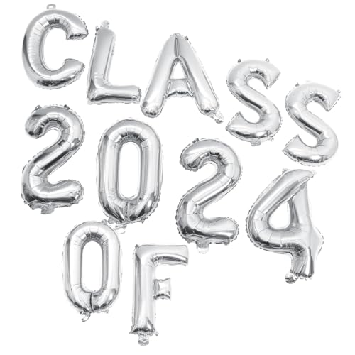 KOCKSHION 1 Satz Graduation Ballon Set Silberne Folienballons für Abschlussfeier Dekoration für Schule und Party Einfach zu Verwenden für Drinnen und Draußen Geeignet KOCKSHION 1 Satz Graduation Ballon Set Silberne Folienballons für Abschlussfeier Dekoration für Schule und Party Einfach zu Verwenden für Drinnen und Draußen Geeignet von KOCKSHION