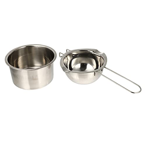 KOCKSHION 1 Satz Handmade Seifen Schmelz Pot mit und Außenbehälter für DIY Seifenherstellung Langlebig und Sicher zum Schmelzen von Seifenbasis und Wachs von KOCKSHION