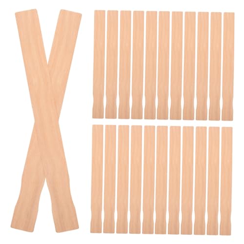 KOCKSHION 1 Satz Holz Rührstäbchen Wiederverwendbare Maler Rührstäbe Für Und Lackmischung Robust Und Praktisch Für Heimwerkerprojekte Und Bauarbeiten 25 Stück von KOCKSHION