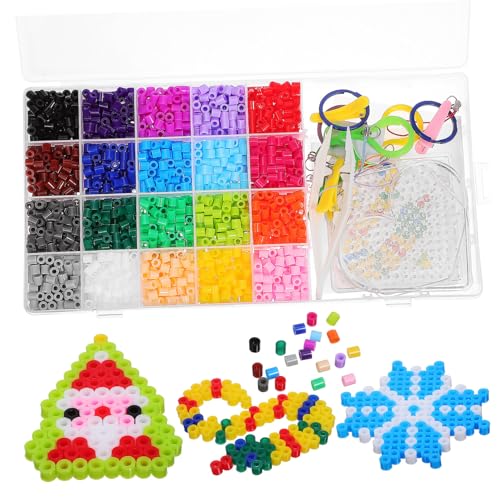 KOCKSHION 1 Satz Lernspielzeugset Perlen-Kits Perlen zum Basteln Bausatz Sicherungsperlen-Kit Sicherungsperlen-Set aus Eisen Perlen für Bastelset für Perlen Kinderspielzeug Plastik von KOCKSHION