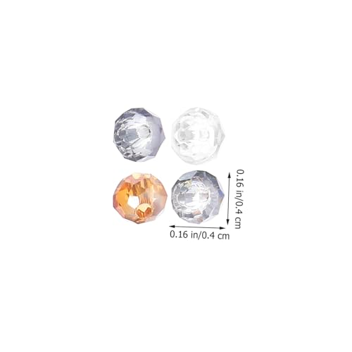 KOCKSHION 1 Schachtel Glasperlen Rondelle Gelb Box DIY Handcraft Beads zum Auffädeln Schmuckherstellung Armbänder Basteln Perlen Zubehör von KOCKSHION
