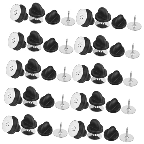 KOCKSHION 1 Schachtel PVC Gummi Flache Runde Anstecknadeln Vielseitige Broschennadeln für Schmuckherstellung Nähen DIY Bastelbedarf Sicherer Halt für Anzug Krawatte Hut Abzeichen KOCKSHION 1 Schachtel PVC Gummi Flache Runde Anstecknadeln Vielseitige Broschennadeln für Schmuckherstellung Nähen DIY Bastelbedarf Sicherer Halt für Anzug Krawatte Hut Abzeichen von KOCKSHION