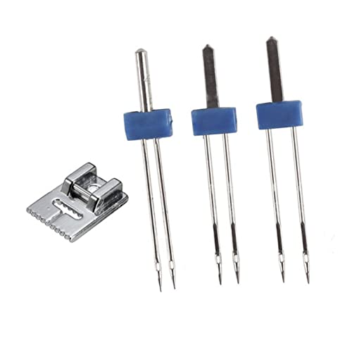 KOCKSHION 1 Stück Nähmaschinen Zubehör Set mit Nähfuß und Zwillingsnadeln für Haushalts Nähmaschinen Multifunktional und Langlebig KOCKSHION 1 Stück Nähmaschinen Zubehör Set mit Nähfuß und Zwillingsnadeln für Haushalts Nähmaschinen Multifunktional und Langlebig von KOCKSHION
