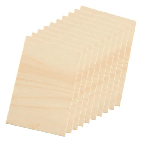 KOCKSHION 10 Stück Balsaholzplatten für DIY Bastelprojekte Vielseitige Holzplatten für Gravur Modellbau und Kreative Handwerksarbeiten KOCKSHION 10 Stück Balsaholzplatten für DIY Bastelprojekte Vielseitige Holzplatten für Gravur Modellbau und Kreative Handwerksarbeiten von KOCKSHION