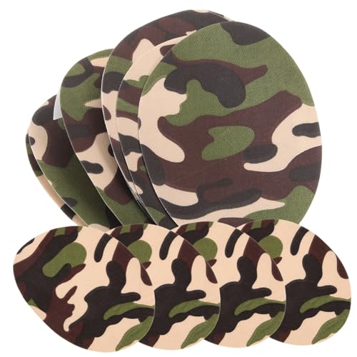 KOCKSHION 10 Stück Camouflage Aufnäher zum Aufbügeln Dekorative Flicken für Kleidung Jeans Shirts Taschen und Hüte Einfach zu Verwenden und Langlebig Gefertigt von KOCKSHION