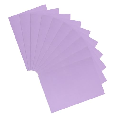 KOCKSHION 10 Stück Kartenvorrat kartenpapier papier für karten farbiger Halloween-Karton weihnachtskarton papier buntes Kartenmaterial Papierkarton Karton aus farbigem Papier Violett von KOCKSHION