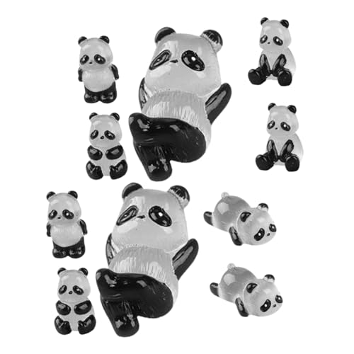 KOCKSHION 10 Stück Mini Panda Figuren Teiliges Nachtleuchtendes Deko Resin für Cupcakes Tierornamente und Miniaturlandschaften Süße Panda Figuren für Kreative Dekorationen KOCKSHION 10 Stück Mini Panda Figuren Teiliges Nachtleuchtendes Deko Resin für Cupcakes Tierornamente und Miniaturlandschaften Süße Panda Figuren für Kreative Dekorationen von KOCKSHION