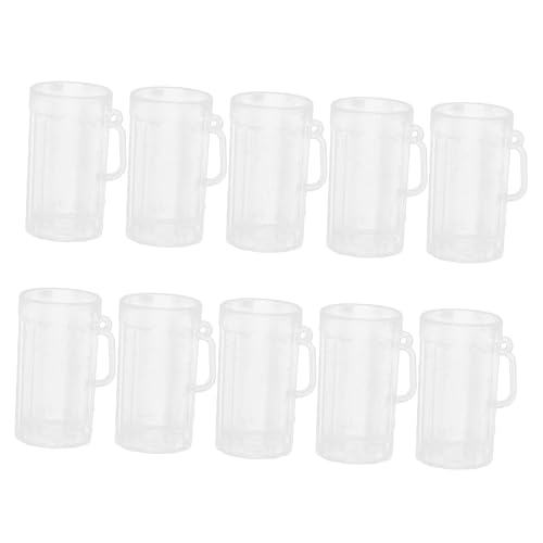 KOCKSHION 10 Stück Miniatur Bierbecher für Partydekorationen Transparente Mini Bier Tassen für Hochzeiten und Geburtstagsfeiern Niedliche Accessoires für Puppenhäuser und Fotorequisiten KOCKSHION 10 Stück Miniatur Bierbecher für Partydekorationen Transparente Mini Bier Tassen für Hochzeiten und Geburtstagsfeiern Niedliche Accessoires für Puppenhäuser und Fotorequisiten von KOCKSHION