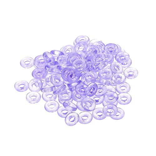 KOCKSHION 100 Stück Glasperlen im Donut Design DIY Schmuckzubehör für Ohrringe Armbänder und Kreative Handarbeiten für Dekorationen von KOCKSHION