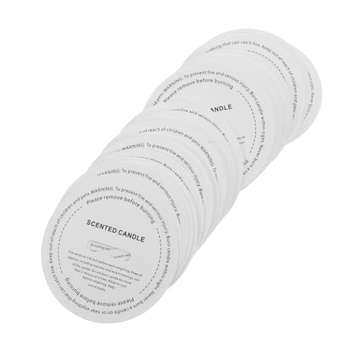 KOCKSHION 100 Stück Staubdichte Papieranhänger Für Aromatherapiekerzen Kerzenstaubschutz Warnetiketten Für Wachsschmelze Tropfschutz Für Kerzen Kerzenetiketten Weißer Karton KOCKSHION 100 Stück Staubdichte Papieranhänger Für Aromatherapiekerzen Kerzenstaubschutz Warnetiketten Für Wachsschmelze Tropfschutz Für Kerzen Kerzenetiketten Weißer Karton von KOCKSHION