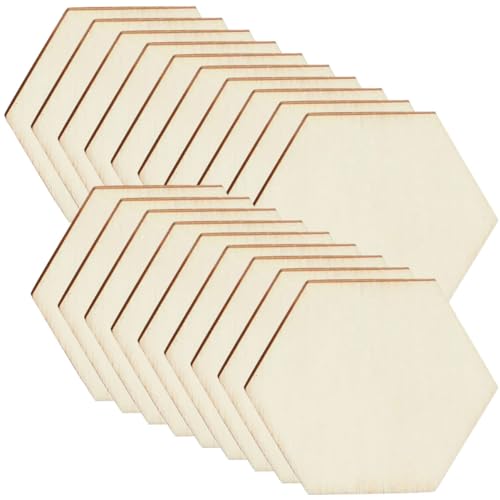 KOCKSHION 100 Stück Unvollendete Holzscheiben DIY Holzstücke für Bastelprojekte Durchmesser für Party Dekoration und Heimdekoration KOCKSHION 100 Stück Unvollendete Holzscheiben DIY Holzstücke für Bastelprojekte Durchmesser für Party Dekoration und Heimdekoration von KOCKSHION