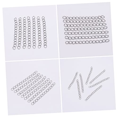 KOCKSHION 100 Stück Verlängerungsketten DIY Schmuckherstellungszubehör für und Armbänder für Kreative Designs und Reparaturen von KOCKSHION