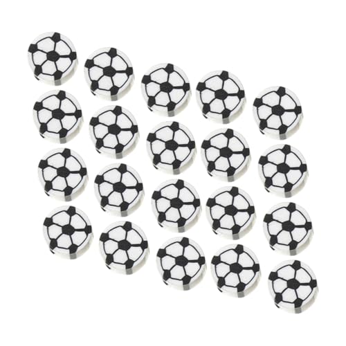 KOCKSHION 100Stücke Fußball Perlen Polymer für DIY Schmuckherstellung Distanzperlen für Armbänder und Schlüsselanhänger Kreative Bastelmaterialien für Sportliche Anlässe KOCKSHION 100Stücke Fußball Perlen Polymer für DIY Schmuckherstellung Distanzperlen für Armbänder und Schlüsselanhänger Kreative Bastelmaterialien für Sportliche Anlässe von KOCKSHION