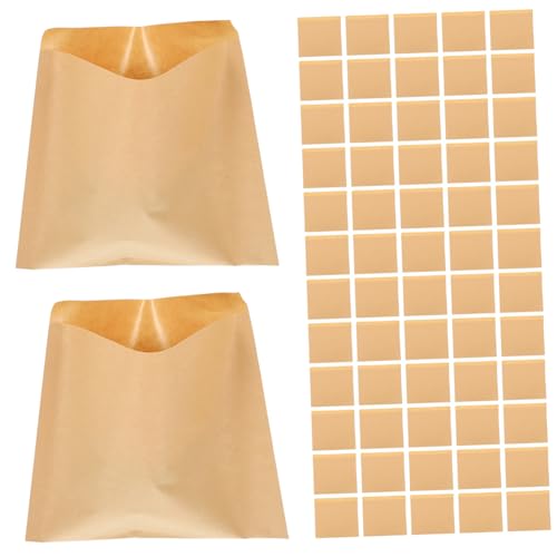 KOCKSHION 100Stücke Kraftpapier Fettdichte Papiertüten für Snacks Pfannkuchen Sandwiches und Kuchen Lebensmittelsichere Verpackungsbeutel für Vielseitige Anwendungen KOCKSHION 100Stücke Kraftpapier Fettdichte Papiertüten für Snacks Pfannkuchen Sandwiches und Kuchen Lebensmittelsichere Verpackungsbeutel für Vielseitige Anwendungen von KOCKSHION