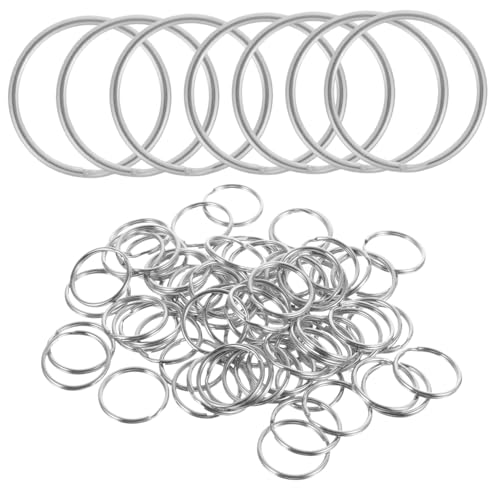 KOCKSHION 100Stücke Teiliges Rundschlüsselringe Hochwertige Schlüsselanhänger für Autoschlüssel Robuste Schlüsselringe DIY Projekte KOCKSHION 100Stücke Teiliges Rundschlüsselringe Hochwertige Schlüsselanhänger für Autoschlüssel Robuste Schlüsselringe DIY Projekte von KOCKSHION