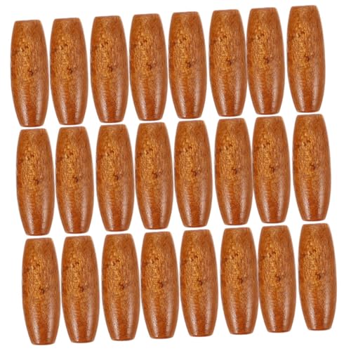 KOCKSHION 100pcs Große Loch Holzperlen Ovale Holzhalterungsperlen Retro -handwerk Perlen DIY Perlenzubehör Für Makrameschmuck Machen Bauernhaus Dekorationen Machen KOCKSHION 100pcs Große Loch Holzperlen Ovale Holzhalterungsperlen Retro -handwerk Perlen DIY Perlenzubehör Für Makrameschmuck Machen Bauernhaus Dekorationen Machen von KOCKSHION