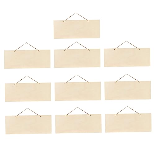 KOCKSHION 10Stücke Blanko Holzschild Hängeschild für DIY Unbehandelte Holzscheiben zum Malen und Schreiben für Hochzeiten Feste und Kreative Bastelprojekte KOCKSHION 10Stücke Blanko Holzschild Hängeschild für DIY Unbehandelte Holzscheiben zum Malen und Schreiben für Hochzeiten Feste und Kreative Bastelprojekte von KOCKSHION