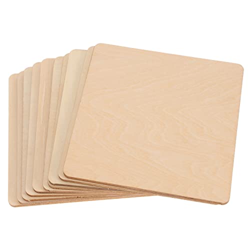 KOCKSHION 10Stücke DIY Holzplatten Unvollendete Holzscheiben für Bastelprojekte für Modellbau Malerei und Dekoration Glatt und Splitterfrei Natürliche Holzfarbe KOCKSHION 10Stücke DIY Holzplatten Unvollendete Holzscheiben für Bastelprojekte für Modellbau Malerei und Dekoration Glatt und Splitterfrei Natürliche Holzfarbe von KOCKSHION
