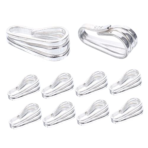 KOCKSHION 10Stücke Halsketten Anhänger Verschlüsse DIY Schmuckzubehör Einfach zu Installieren Verbindung für Armbänder und Halsketten KOCKSHION 10Stücke Halsketten Anhänger Verschlüsse DIY Schmuckzubehör Einfach zu Installieren Verbindung für Armbänder und Halsketten von KOCKSHION