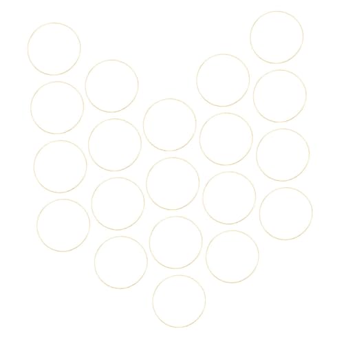 KOCKSHION 10Stücke Teiliges Metallringe für DIY Bastelprojekte Durchmesser Langlebige Eisenringe für Wreath Making Makramee Zubehör Goldene Farbe KOCKSHION 10Stücke Teiliges Metallringe für DIY Bastelprojekte Durchmesser Langlebige Eisenringe für Wreath Making Makramee Zubehör Goldene Farbe von KOCKSHION