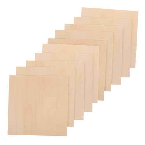 KOCKSHION 10Stücke Unvollendete Holzplatten Hartholz Für DIY Bastelprojekte Holzbearbeitung Und Handarbeiten Für Zeichnungen Und Brandmalerei KOCKSHION 10Stücke Unvollendete Holzplatten Hartholz Für DIY Bastelprojekte Holzbearbeitung Und Handarbeiten Für Zeichnungen Und Brandmalerei von KOCKSHION