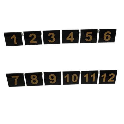KOCKSHION 12 Stück Förmige Nummernmarker für Detektivspiele Acrylic Nummerntafeln für Kriminal Szenen Party Deko und Mystery Events Schwarz KOCKSHION 12 Stück Förmige Nummernmarker für Detektivspiele Acrylic Nummerntafeln für Kriminal Szenen Party Deko und Mystery Events Schwarz von KOCKSHION