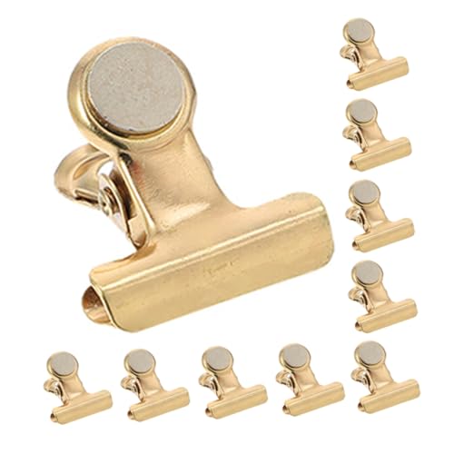 KOCKSHION 12 Stück Magnetischer Clip Clips Kleine Heftklammern Magnetklammern Für Whiteboard Heftklammern Klein Büroklammern Metallclip Edelstahl Golden KOCKSHION 12 Stück Magnetischer Clip Clips Kleine Heftklammern Magnetklammern Für Whiteboard Heftklammern Klein Büroklammern Metallclip Edelstahl Golden von KOCKSHION