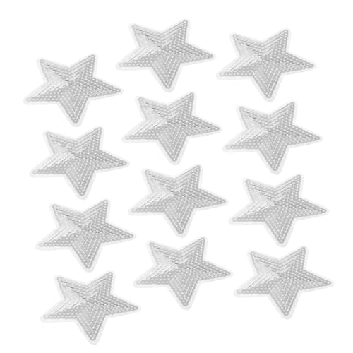 KOCKSHION 12 Stück Pailletten Stern Aufnäher für Kleidung Fünfzackiger Stern Bestickte Applikationen zum Aufbügeln für Jeans Hüte und Schuhe Glitzernde Diy Dekoration Silber KOCKSHION 12 Stück Pailletten Stern Aufnäher für Kleidung Fünfzackiger Stern Bestickte Applikationen zum Aufbügeln für Jeans Hüte und Schuhe Glitzernde Diy Dekoration Silber von KOCKSHION